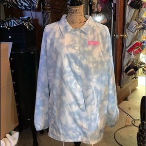 BRAND NEW PINK VICTORIAS SECRET WINDBREAKER JACKET